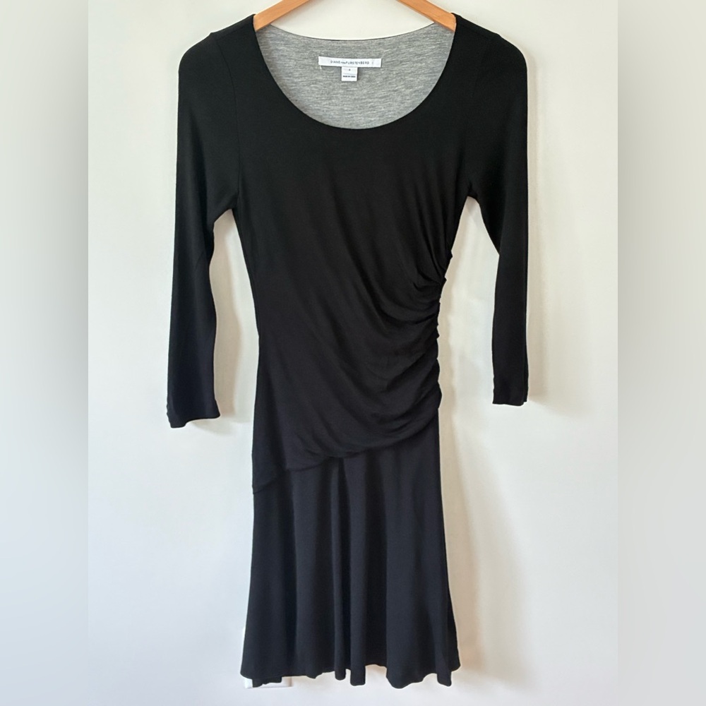 Diane Von Furstenberg Textured Midi Dress Size 4